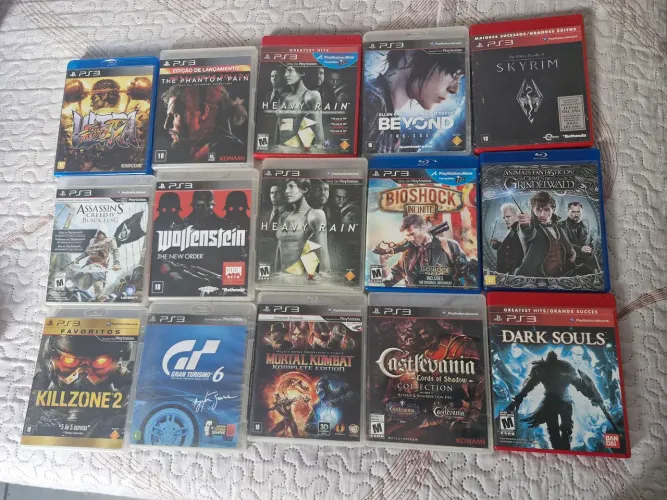 Jogos de PS3 em perfeito estado! valor de cada jogo na descrição