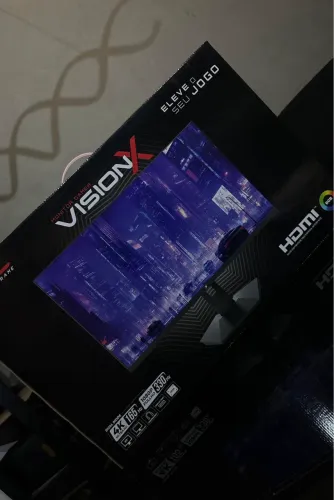 Monitor Gamer VisionX Dual Mode - 4K 165Hz ou Full HD 330Hz - Impecável na Caixa