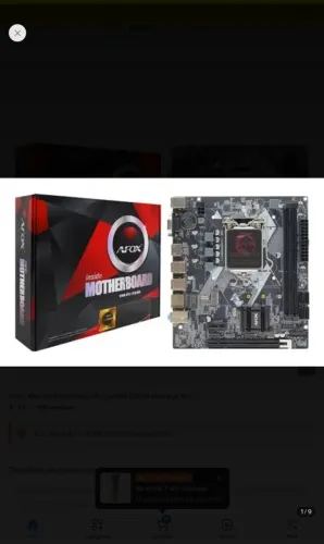 Placa mãe afox h61 tenho mais peças 