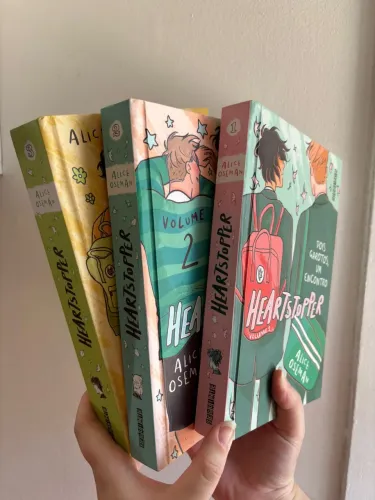 Livros: Heartstopper vol 1,2 e 3