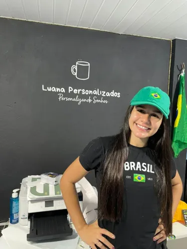 Blusa do Brasil na malha 100% algodão.