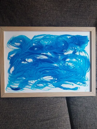 Quadro decorativo pintado à mão.pintura acrílica. Aceito trocas