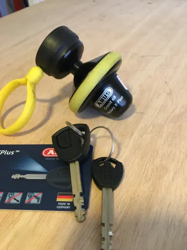 Trava de Disco para moto Abus