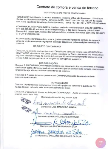 Terreno de jucazinho
