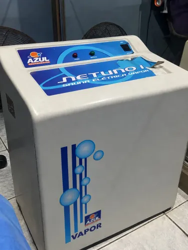 Sauna elétrica a vapor Netuno 1 - Azul Aquecedores