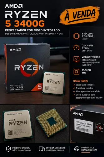 ryzen 5 3400g video integrado