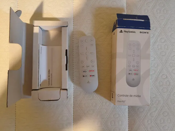 Controle de mídia PS5