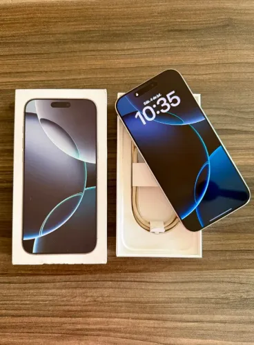 iPhone 16 Pro Max 256GB Branco - Perfeito | Caixa Original | Com acessório