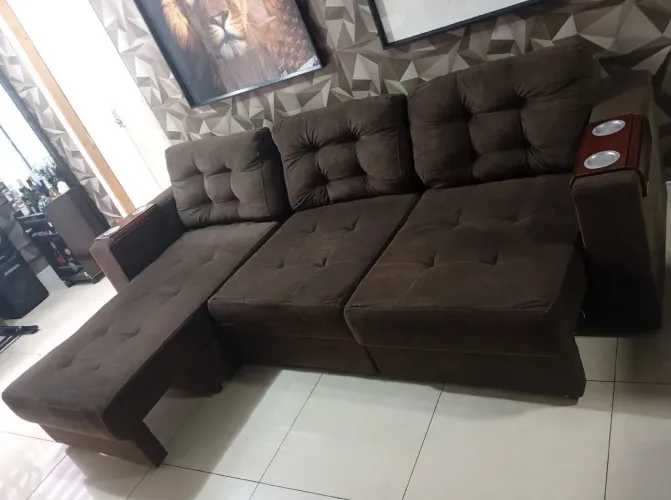Sofazão Canto Retrátil até chaise Retrátil, Entrego Gratuito.