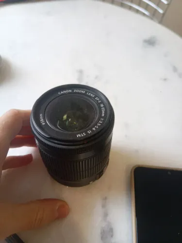 lente Canon 18-55mm STM flex quebrado