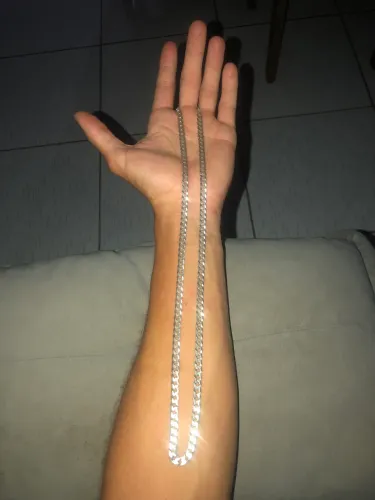 Corrente prata 6mm