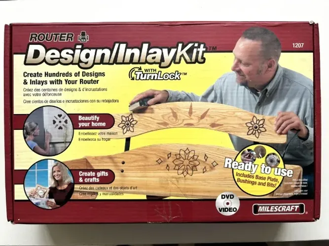 MILESCRAFT DESIGN INLAY KIT 1207 - GUIA COPIADORA PARA TUPIAS