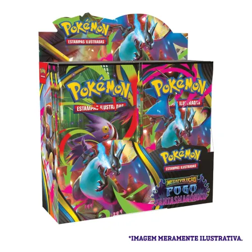 Booster Box Fogo Fantasmagórico Pokémon TCG