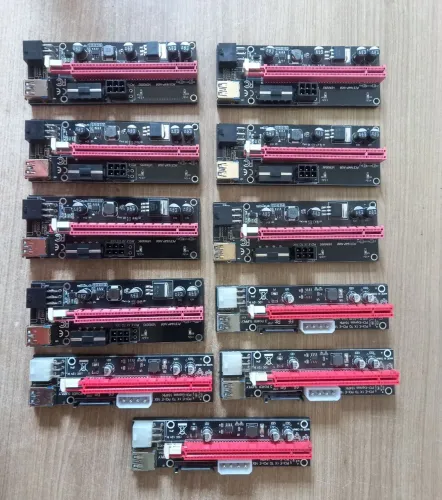 Kit adaptador placa de vídeo pra mineração 
