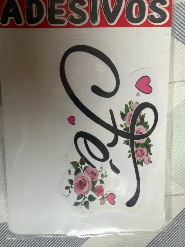Adesivo FÉ Flores