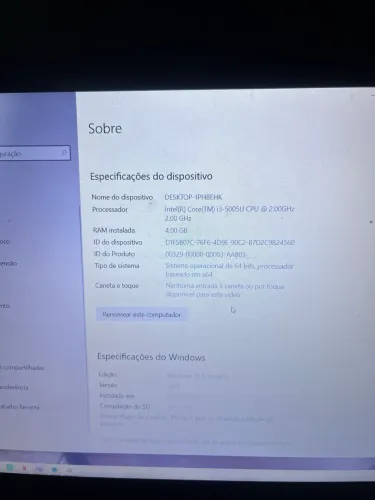 Vendo ou Troco Notebook Samsung