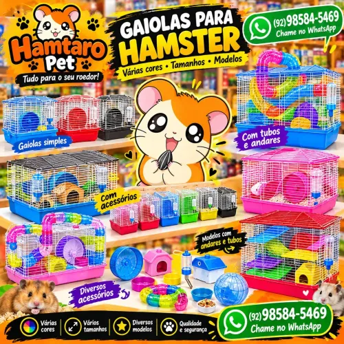 Gaiola para Hamster