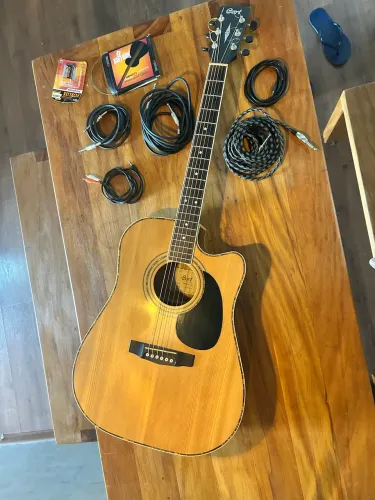 Violão CORT FOLK elétrico