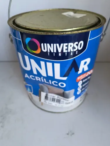 Lote 010 Tintas Universo Unilar Acrilico Amarelo Ipe 3.6 Litros