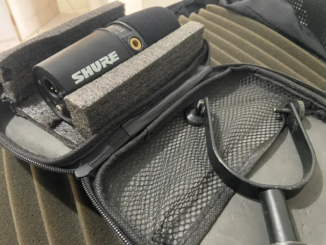 Microfone SHURE MV7 mesmo do podpah