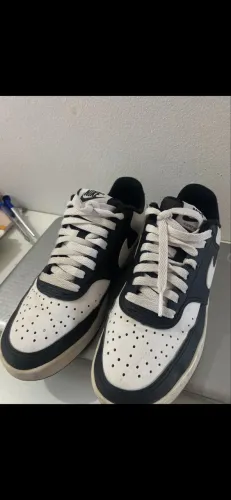 Nike Court Vision Low Original - Preto/Branco