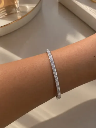 Bracelete deluxe em aço inoxidável