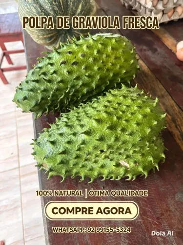 Polpa de graviola 