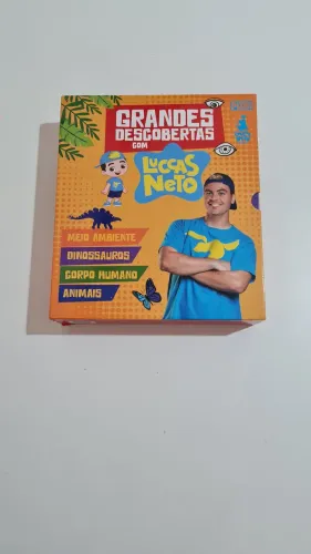 Coleção de livros Grandes Descobertas com Luccas Neto