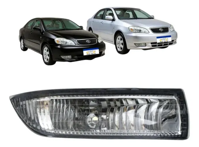 Farol Milha Direito Corolla 2002 A 2004 Fielder 2005 A 2008 Cristal Direito/passageiro