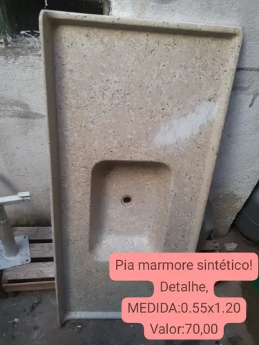 Pia marmore sintético! aceito proposta 