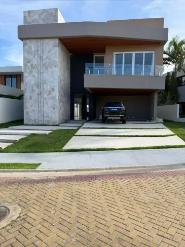 Casa de Alto padrão a venda no Damha com 4/4 Fundo Lago - Barra dos Coqueiros