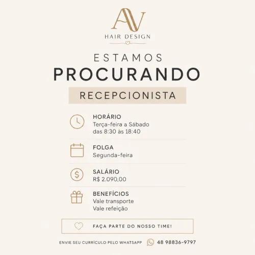 Contrata recepcionista