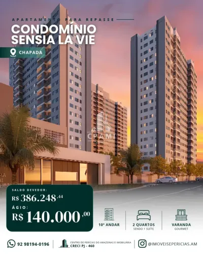 Sensia La Vie | Repasse | 2 Quartos | 10º Andar