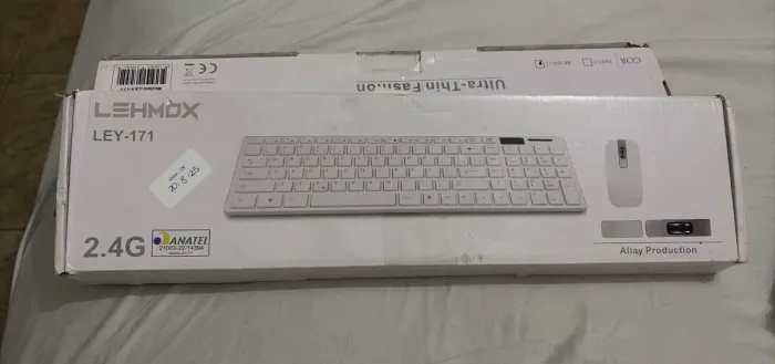 kit teclado e mouse sem fio lehmox ley-171