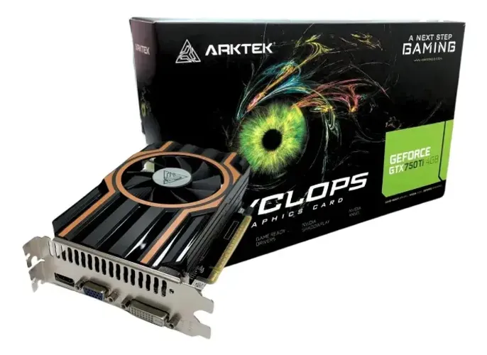 Placa de vídeo VGA Nvidia Arktek GeForce 700 Series GTX 750 Ti 4GB GDDR5