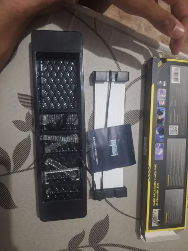 Cabo ARGB para placa mãe 24 pinos 80 LEDs