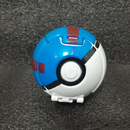 Pokebola pokeball abre ao apertar + mini pokemon brinquedo coleção 