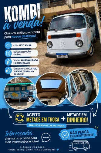 Volkswagen Kombi Standard/ Luxo/ Serie Prata 1995