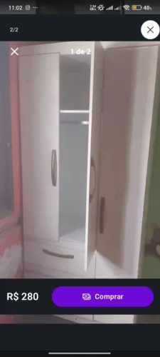 Vendo guarda roupa solteiro cama. E fogão tudo por 400 vou mim mudar