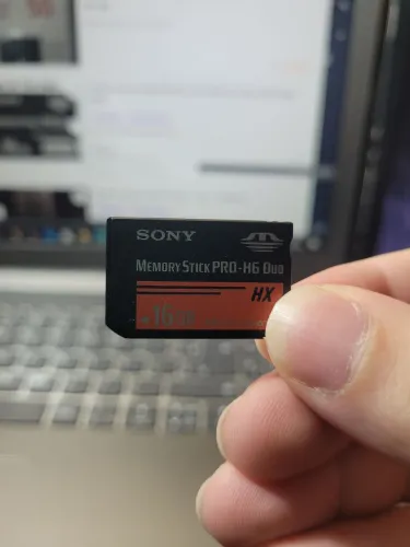 Cartão de memória Memory Stick Pro Duo 16gb
