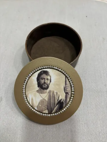 Porta joia madeira e forro em veludo