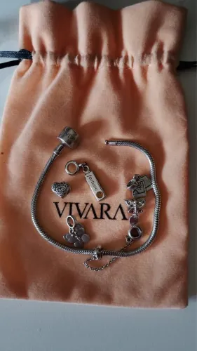 Pulseira Life Vivara Original + Berloques