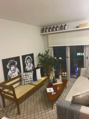 Apartamento semi mobiliado para locação no Itaim Bibi