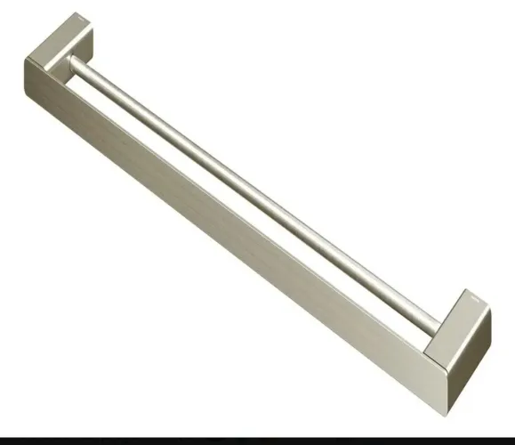 PORTA TOALHA BASTAO DUPLO DOCCLFLA CHROME