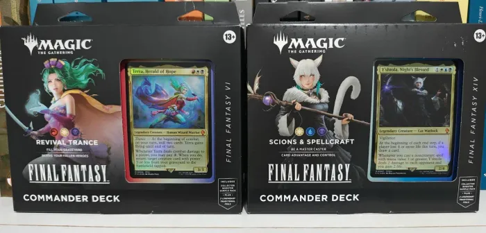 Caixa vazia Magic Commander Final Fantasy