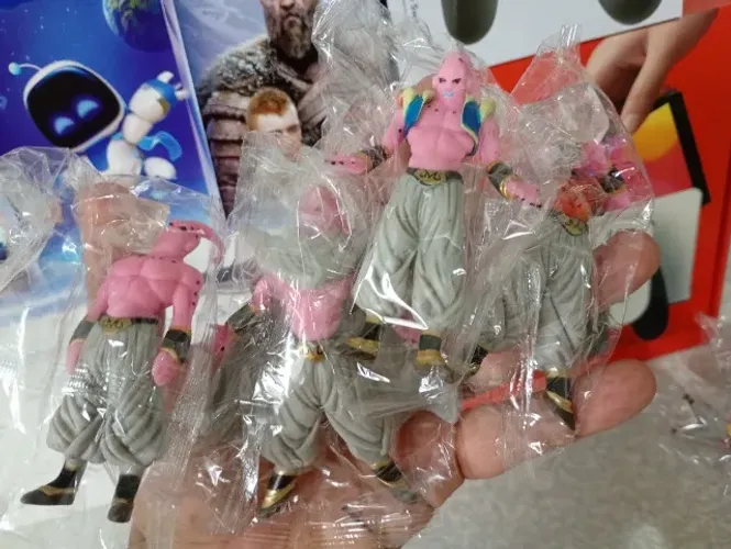 Coleção Action Figure Majin Boo Dragon Ball 8 Bonecos Colecionáveis