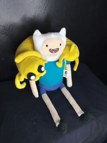 Pelúcia Interativa Finn e Jake - Hora de Aventura (Adventure Time) Candide Original