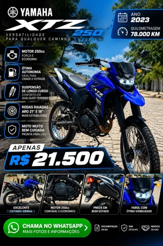 XTZ 250 no precinho 2023