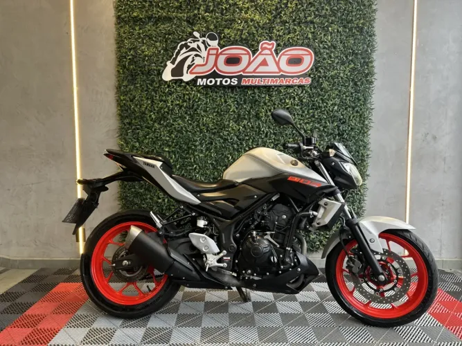 YAMAHA MT 03 2020 CINZA ABS 321CC - baixissimo km 9 mil