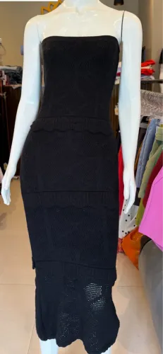 Vestido tricô